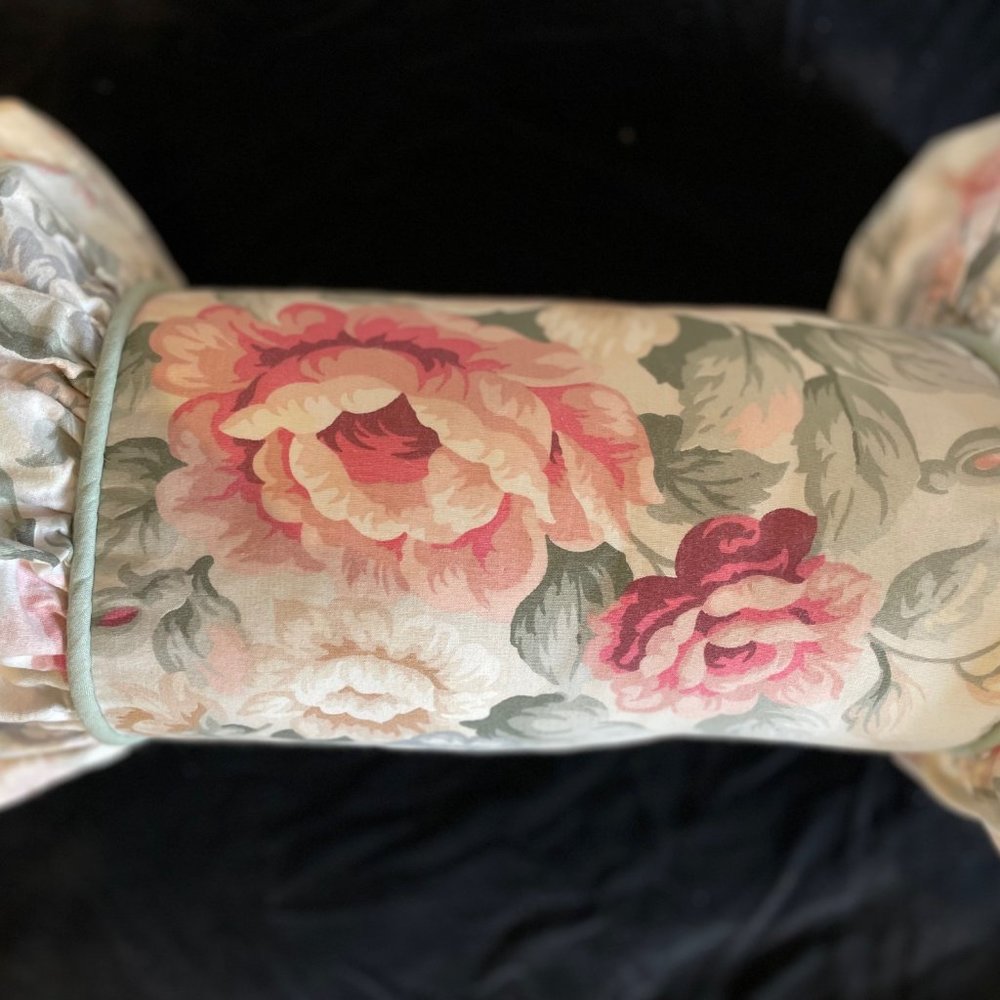 Floral Bolster Pillow